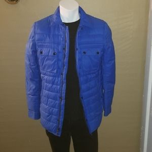 Banana Republic Channel Quilted Shirt Jacket